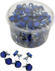 Chris Products License Plate Reflectors - Blue