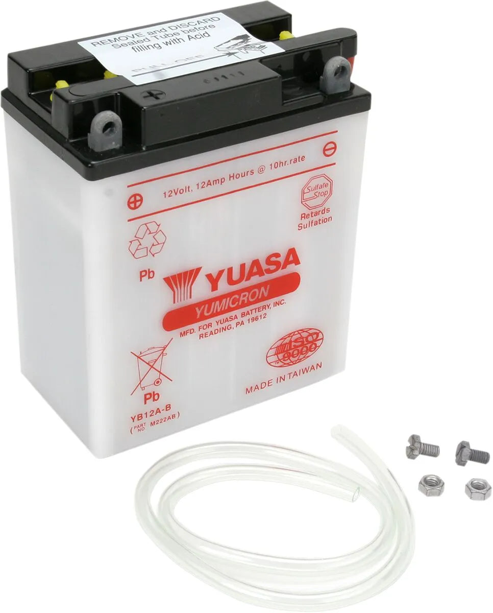 Yuasa YB12A-B Dry Battery for Honda Yamaha 1983-1999