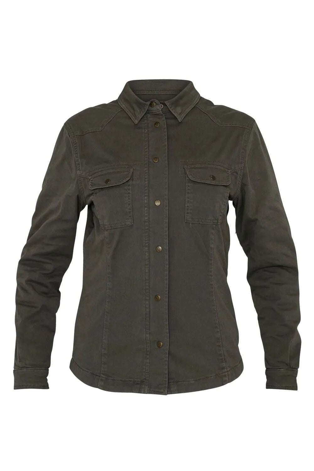 John Doe Women's Motoshirt Jacket - Olive