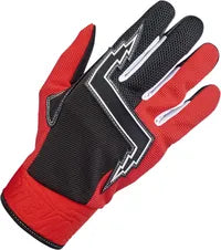 Biltwell Baja Gloves Motocross Inspired - Black/Red