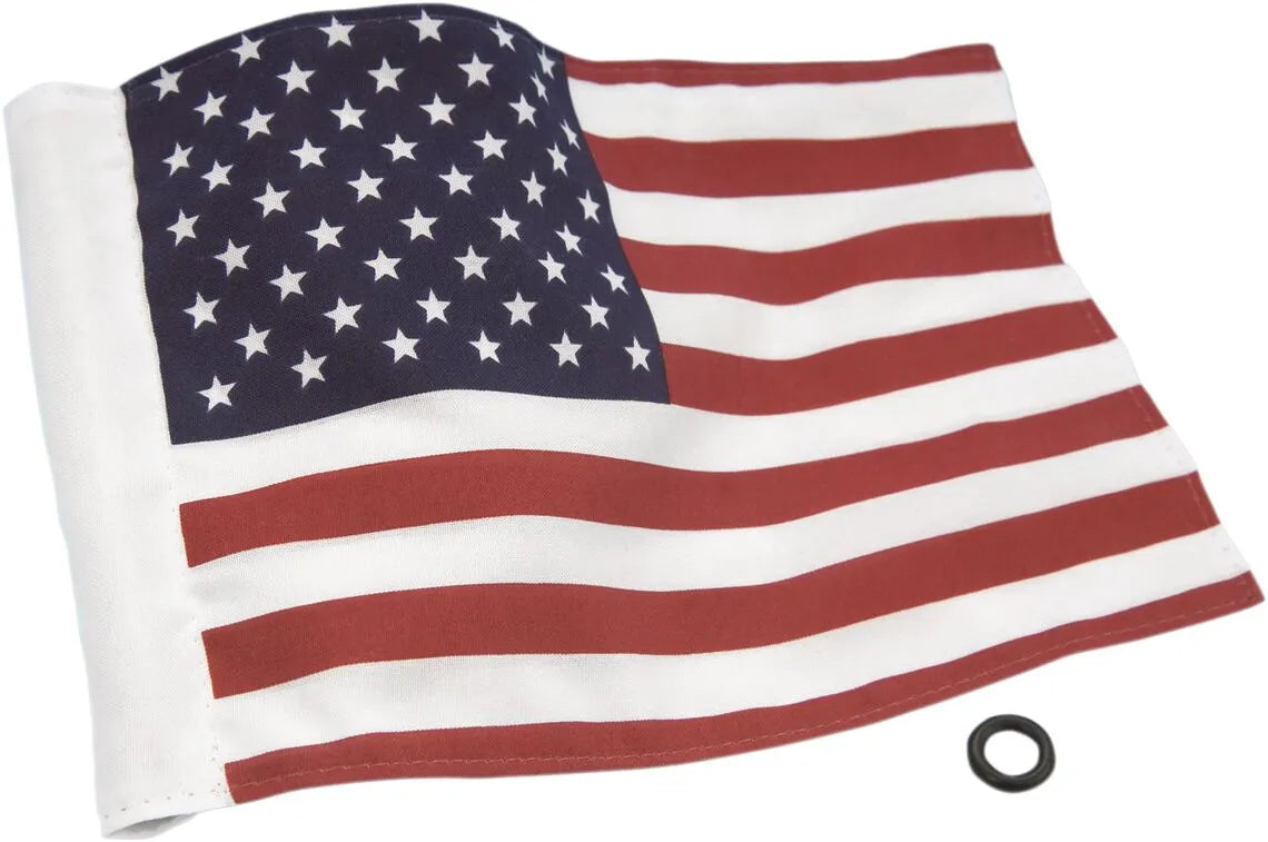 Show Chrome US Flag for 3/8" Poles