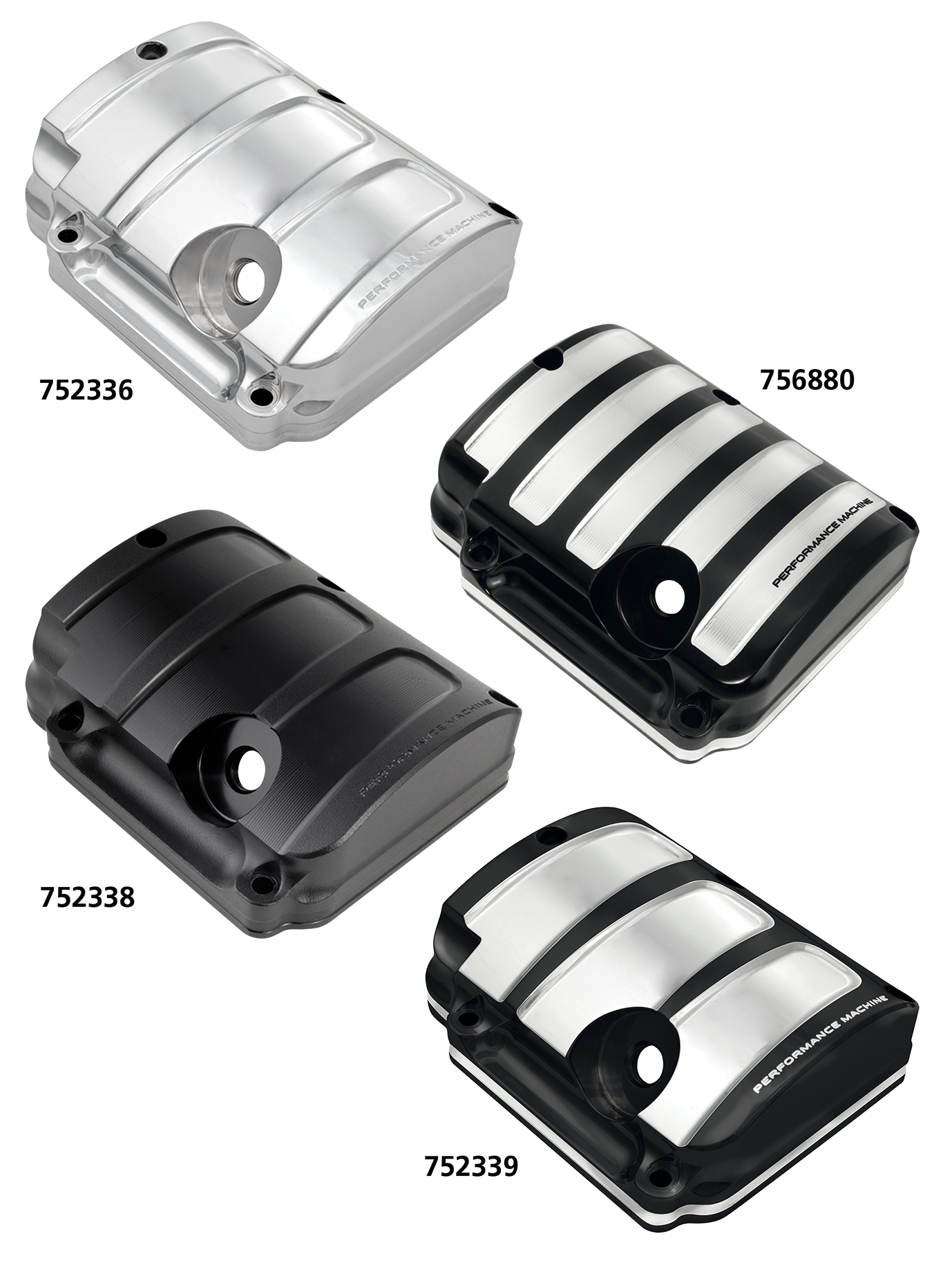 Performance Machine Pm Transmission Top Cover for 5-SPEED