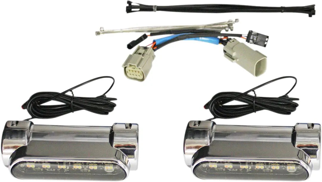 Custom Dynamics Engine Guard Leds - White/amber