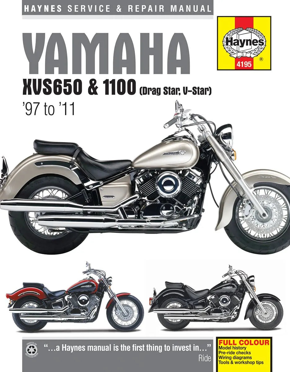 Haynes Repair Manual for Yamaha XVS650/1100