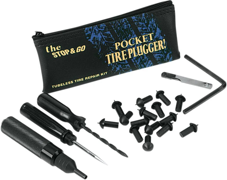 STOP & GO INTERNATIONAL Pocket Tire Plugger Kit for Tubeless