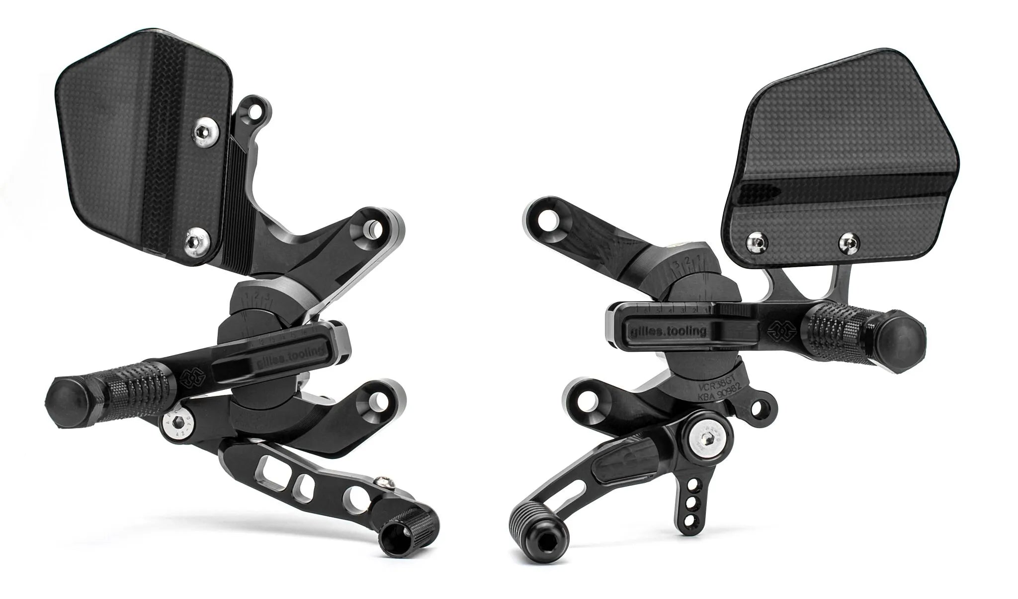Gilles Tooling Vcr38gt Adjustable Rearset - Black