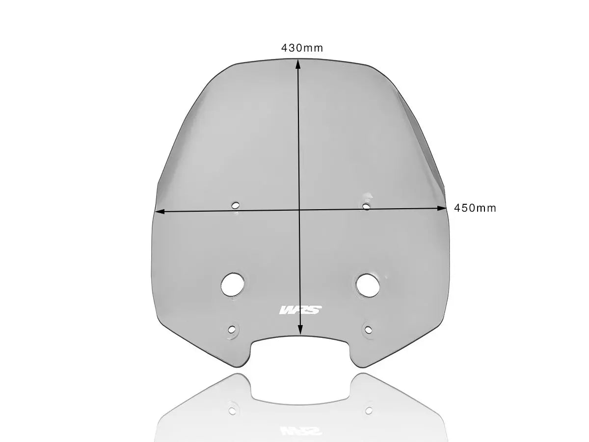 WRS Standard Windscreen Smoke for Kawasaki Versys 1000/1100