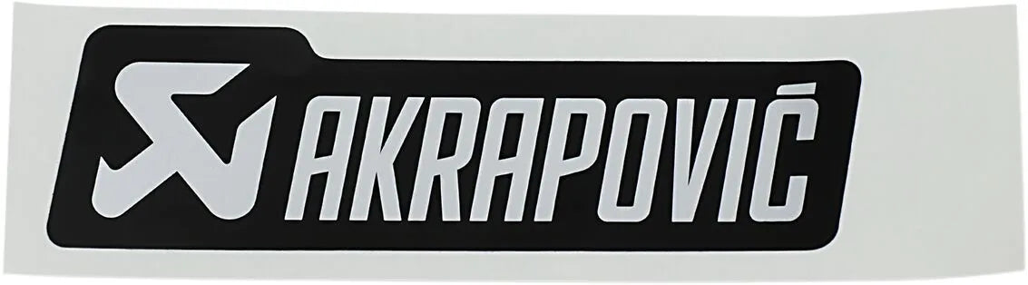 Akrapovic Replacement Sticker
