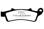 Ebc Sfac Carbon Series Scooter Brake Pads