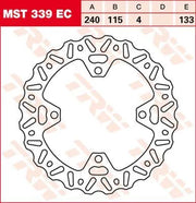 Trw Ec Cross Design Bremse Rotor - Bag