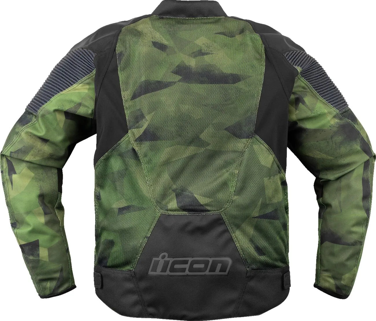 Icon Overlord3 Mesh Camo Jacket - Black/Camo Green