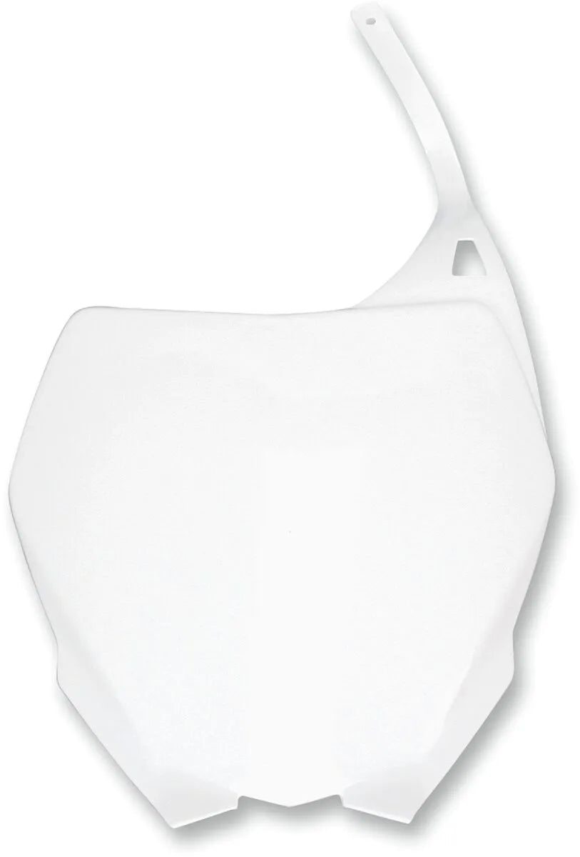 Ufo Replacement Front Number Plate - White