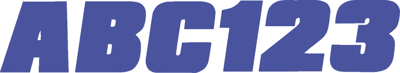 Hardline Watercraft Id Kit - Blue 3" Decals