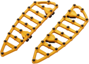 Arlen Ness Mx Billet Floorboards - Gold