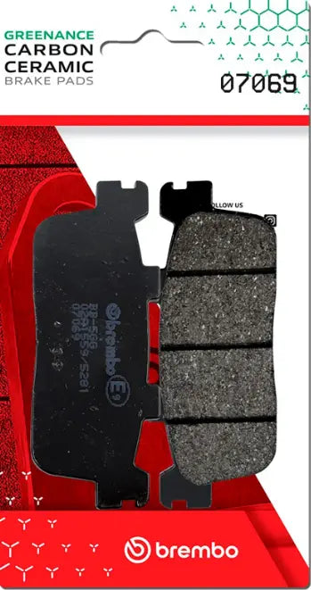 Brembo Prime Line Carbon Ceramic Brake Pad Set