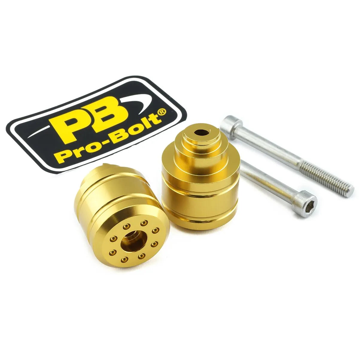 Pro Bolt Aluminium Bar Ends - Gold