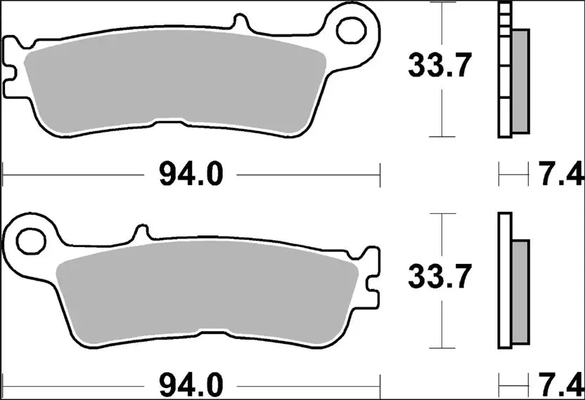 Brembo Sd Offroad Sintered Brake Pads