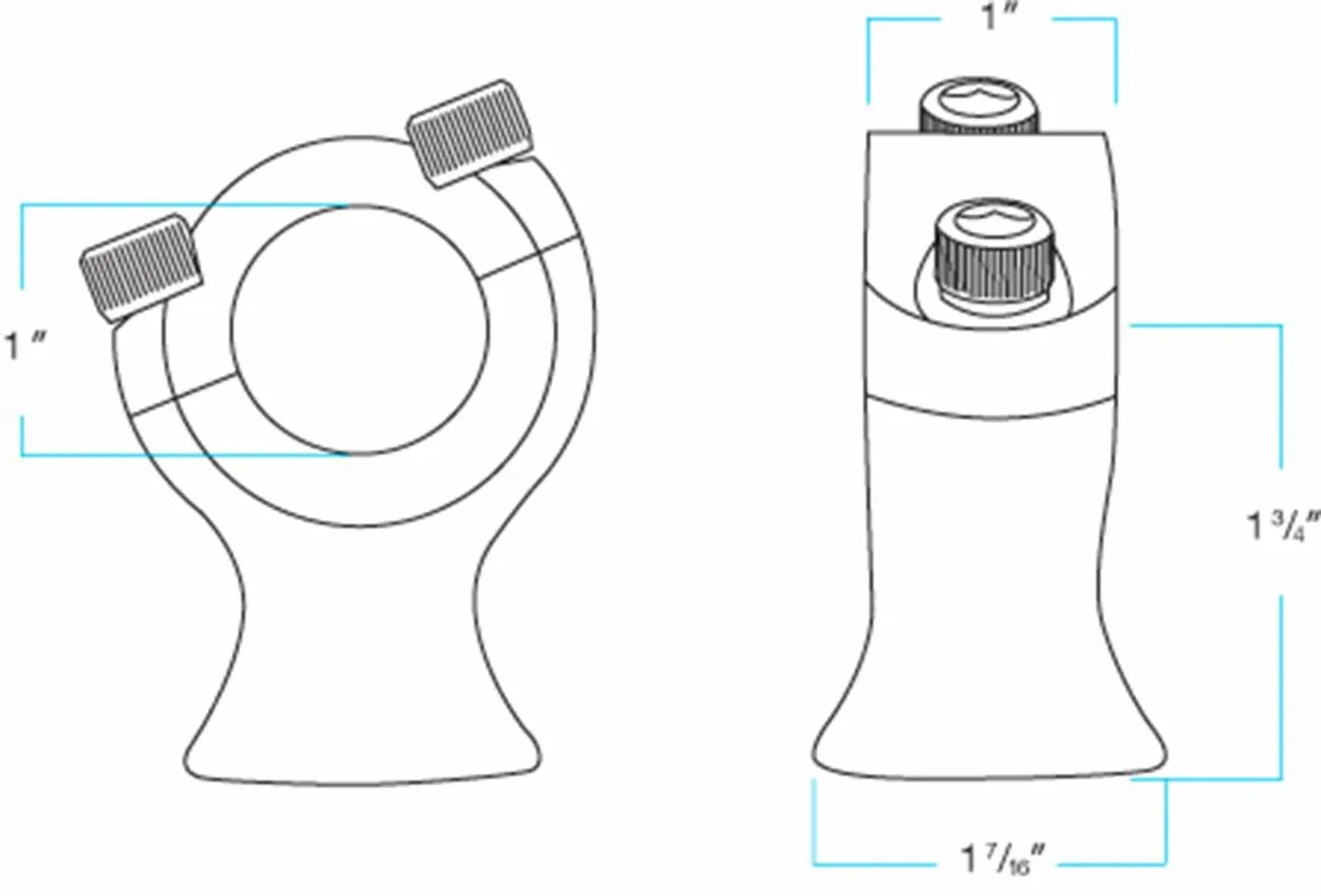 Biltwell 1-3/4" Slimline Handlebar Risers