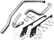 Bassani Xhaust Power Curve True-Dual Header Udstødning til Softail