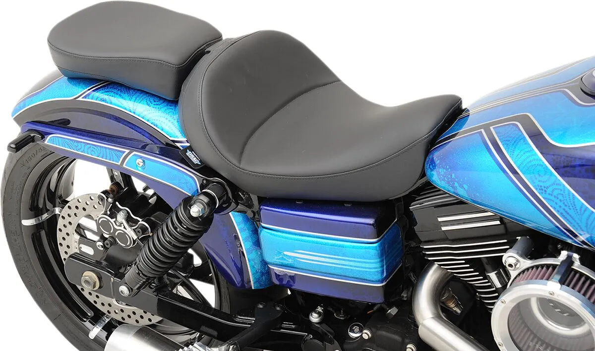 Drag Specialties Solo Seat With Backrest Option - For Harley Davidson