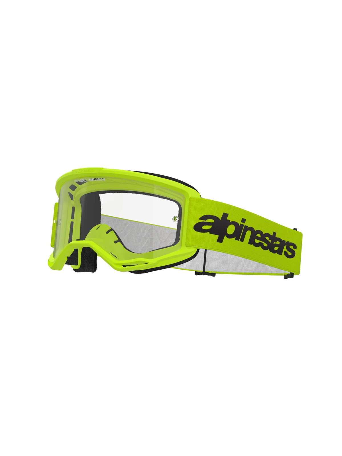 Alpinestars Vision 3 Wordmark Goggle Yellow Clear