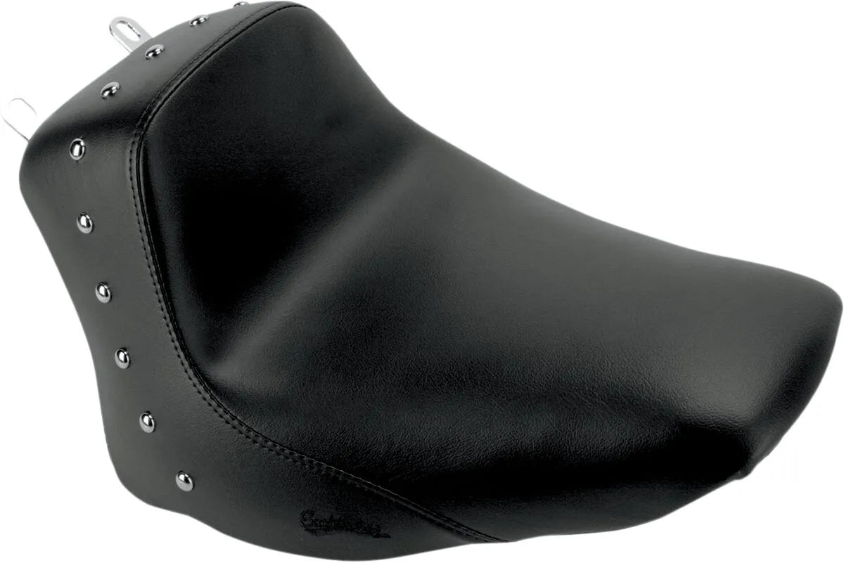 Saddlemen Heels Down Solo Seat - For Harley Davidson