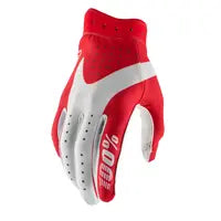 100% Youth Itrack Gloves - Red/White