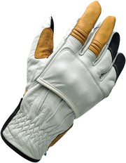 Biltwell Belden Gloves - Black/Light Gray/Golden Yellow