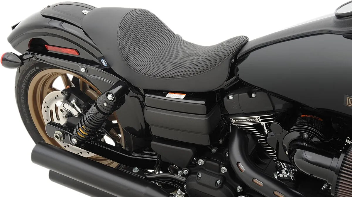 Drag Specialties 3/4 Low Solo Seat - For Harley Davidson