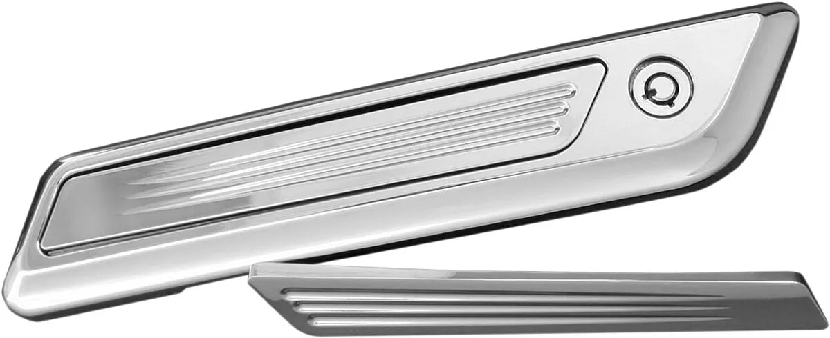 Accutronix Chrome Saddlebag Hinge Inserts