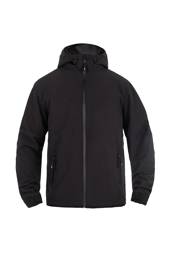 John Doe XTM V3 Softshell Rip Stop Hoodie Black