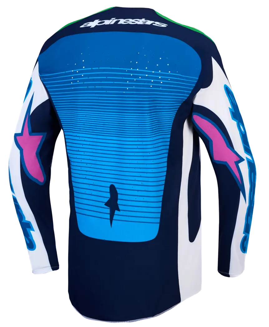 Alpinestars Techstar Maven Jersey White Blue Green