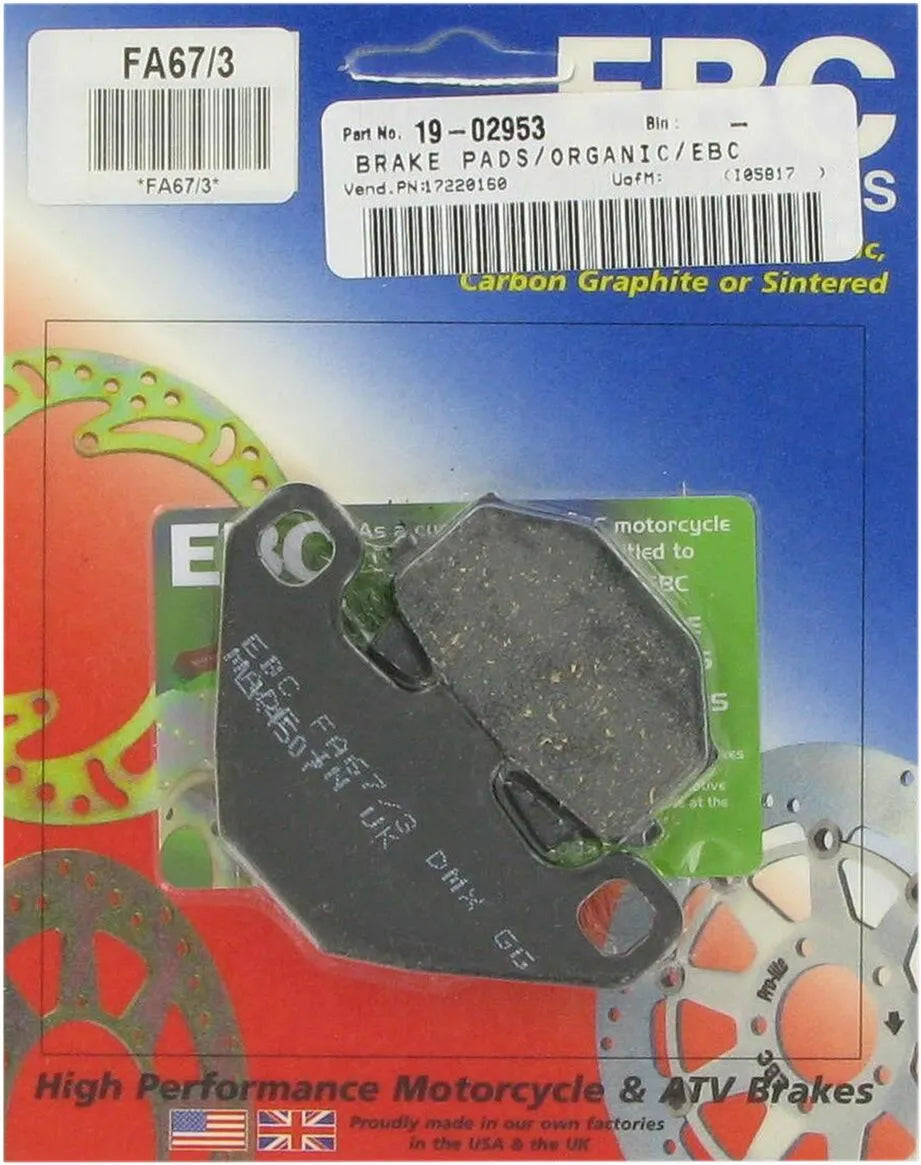 Ebc Organic Base Fa Bremseklodser - Bag