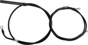 La Choppers Standard Black Vinyl Handlebar Cable Kit for Ape