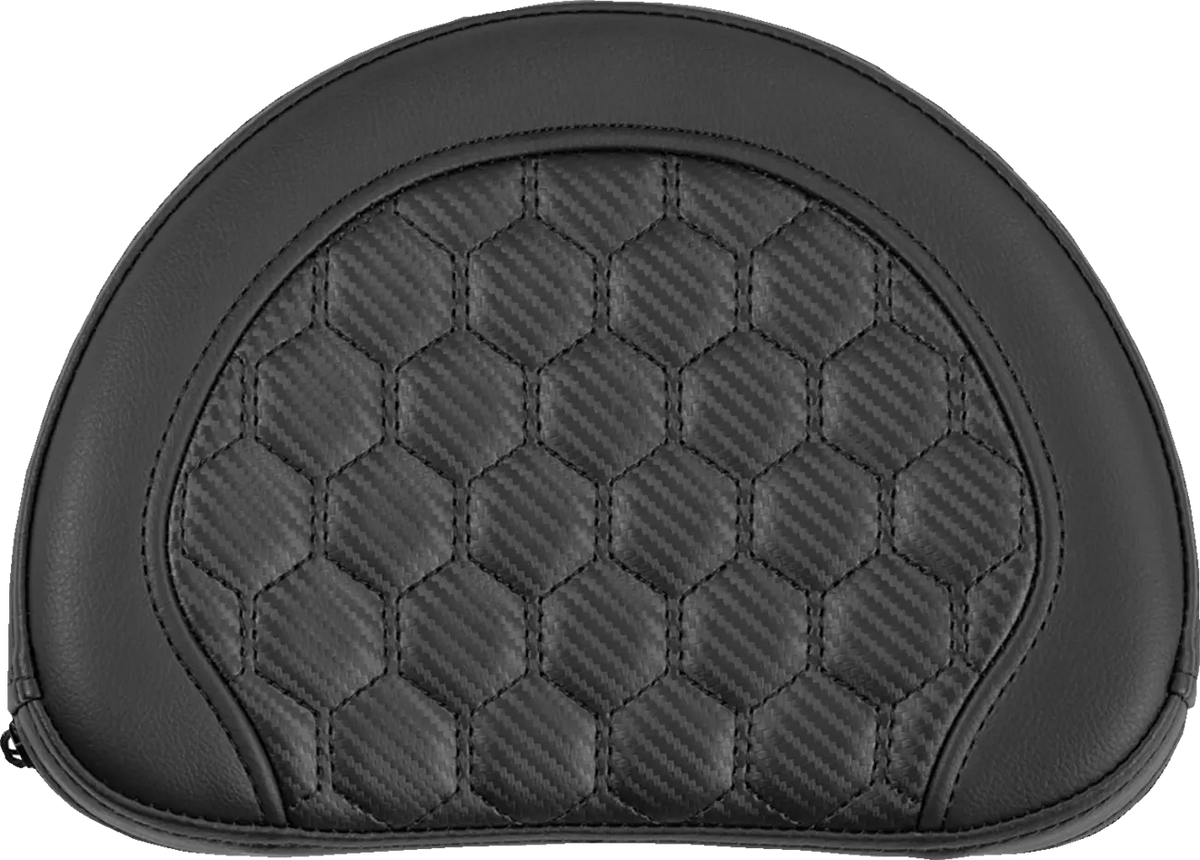 Saddlemen Contoured Sissy Bar Pad Black Stitch 5" Width