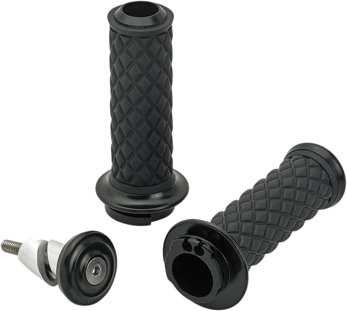 Biltwell Alumicore Grips - Black Aluminum