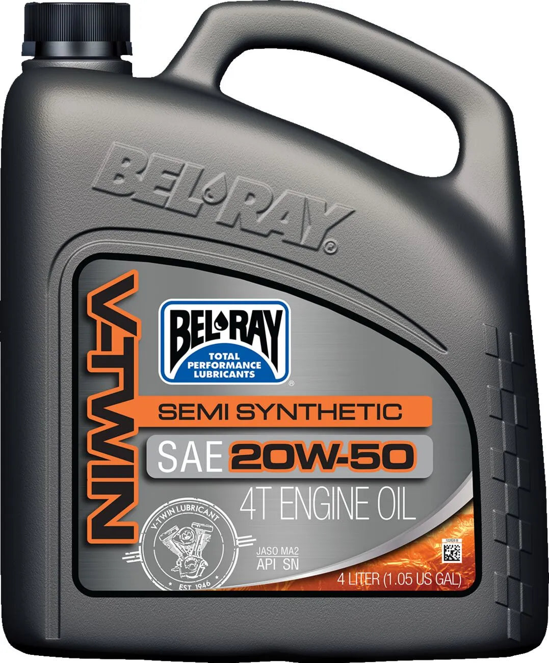 Bel-ray V-twin Semi-synthetic 4-stroke Engine Oil 4 liter