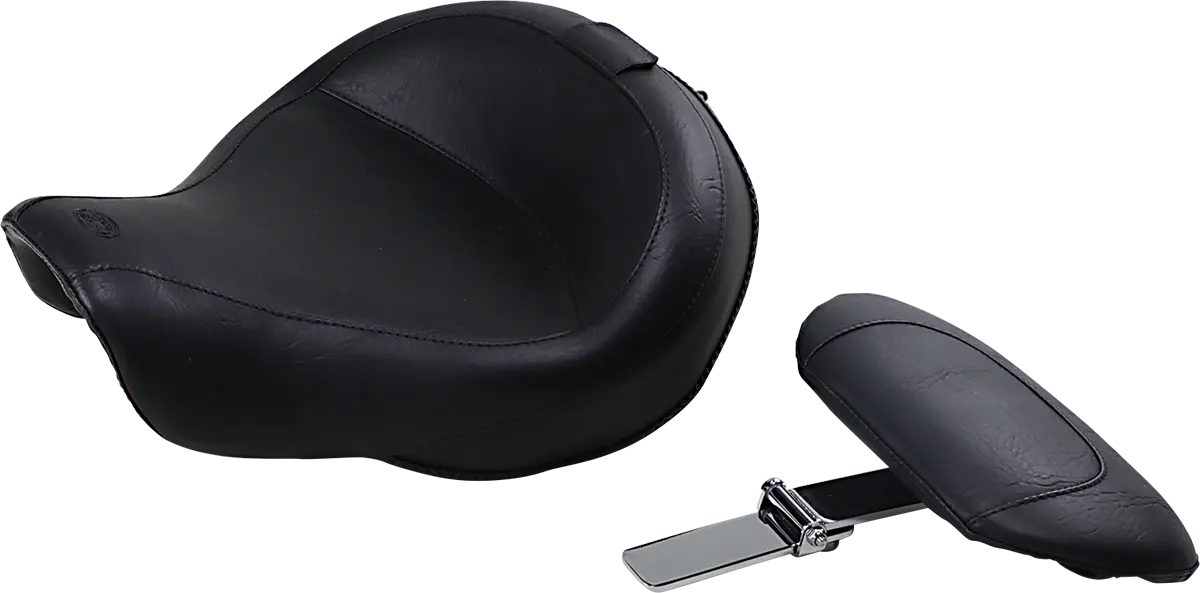 Mustang Wide Solo Seat With Removable Backrest