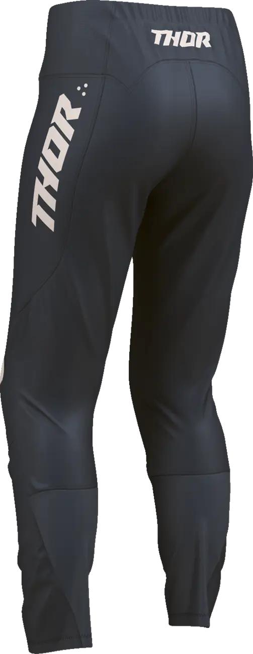 Thor Women's Ridemode Menace Racewear Pants - Light Gray/Midnight Blue