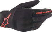 Alpinestars Copper Gloves - Black/Fluorescent Red