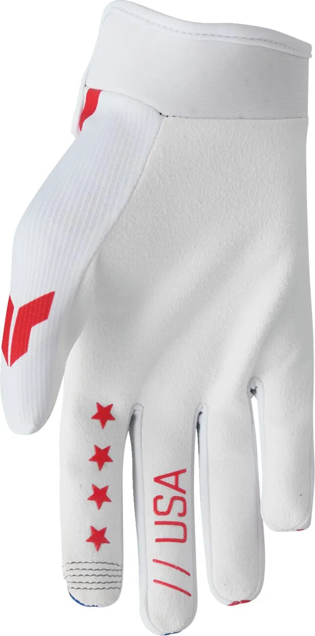 Thor Launchmode Gloves - Blue/Red/White