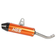 Hgs 2-takts Lyddæmper med Carbon Fiber End Cap