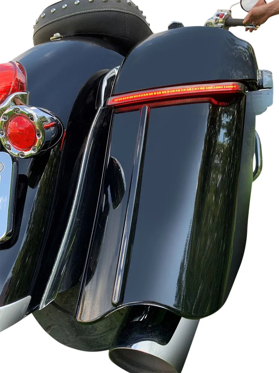 Custom Dynamics Saddlebag Trim - Gloss Black