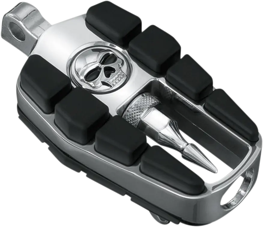 Kuryakyn Zombie Footpegs - Chrome / Black