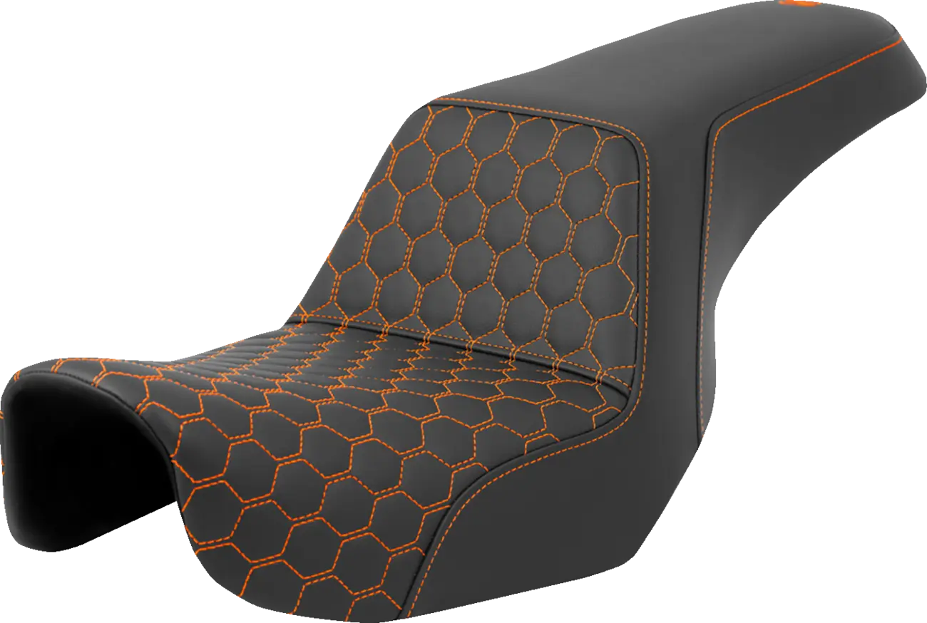 Saddlemen Honeycomb Step-up Seat - For Harley Davidson