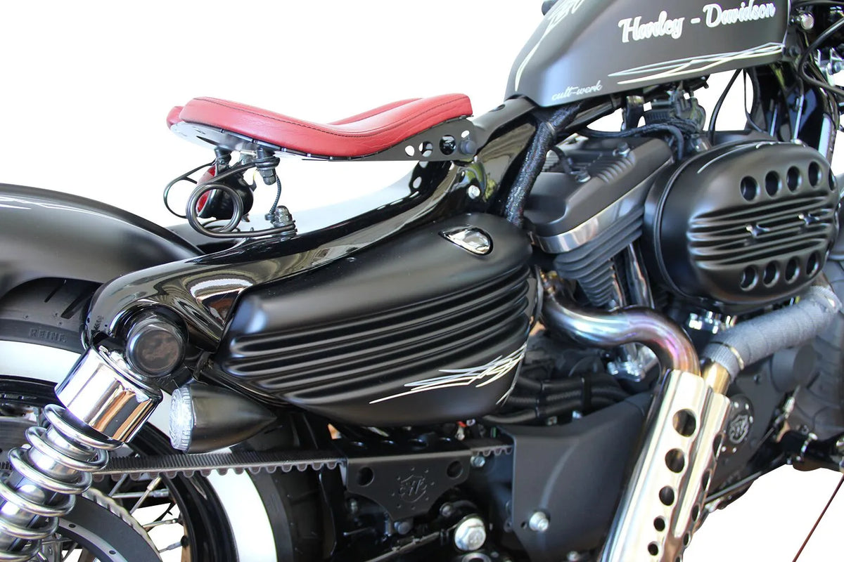 Cult Werk Side Panel Glossy Black for Harley Sportster XL