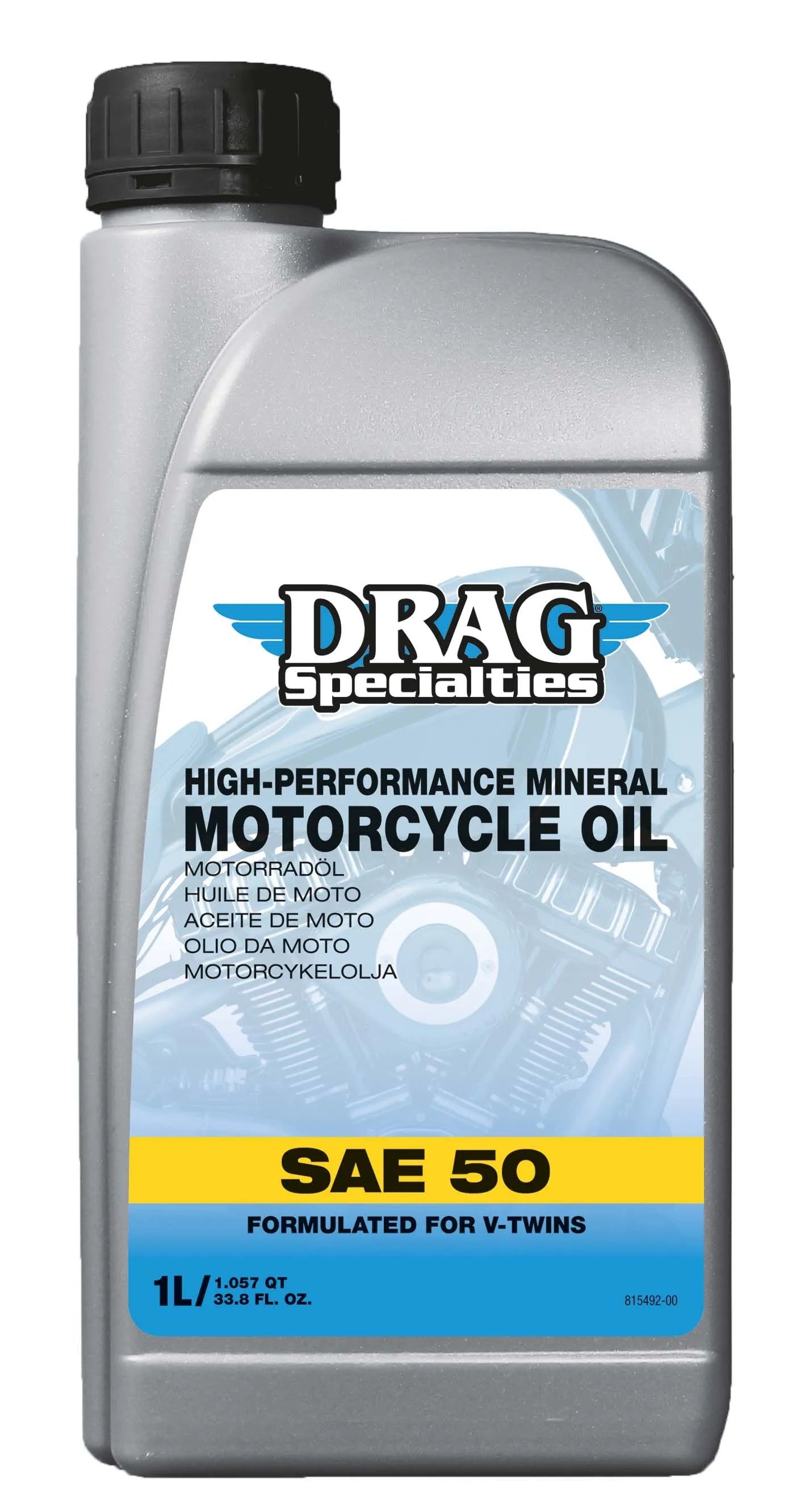 Drag Specialties Mineral Engine Oil For Harley-davidson 1 liter