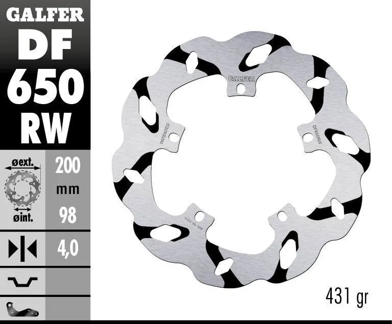Galfer Wave Brake Rotor For Motorcycles