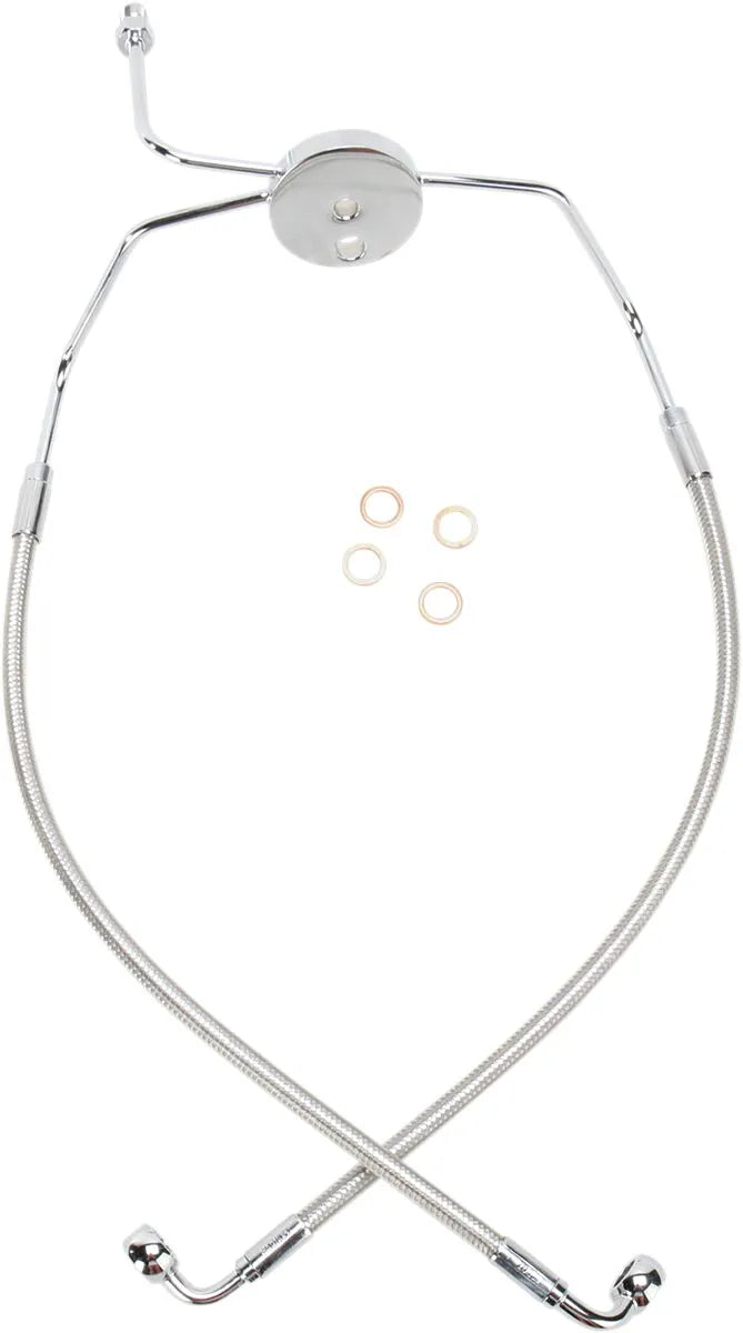 Magnum Shielding Front Nederste Bremse Slange Kit - Non-abs