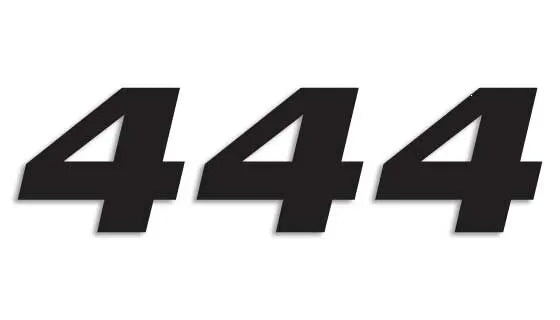 Blackbird Racing One Series Numbers Plate Graphic - 3 Pack